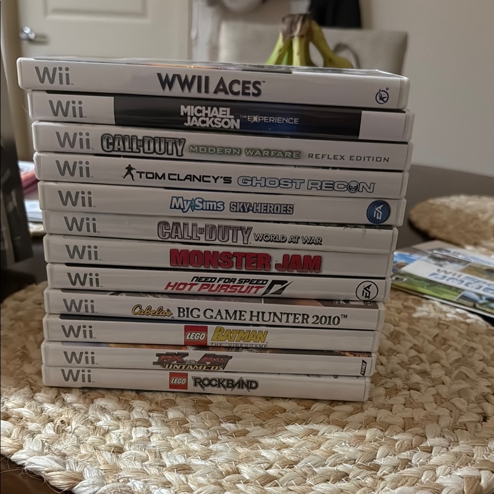 WII Video Game Bundle of 12